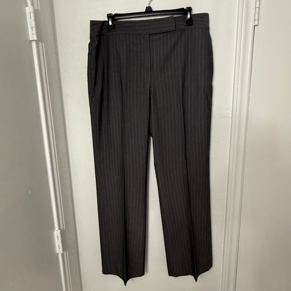 Women's Wide Waistband Pinstripe Dress‎ Trousers